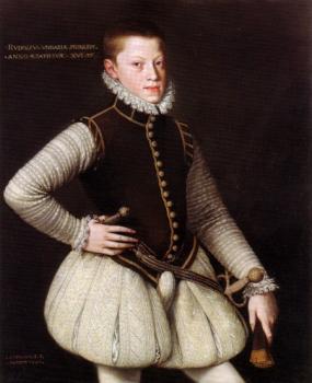阿朗索 桑切斯 科埃略 Rudolf II, Holy Roman Emperor as a young Archduke